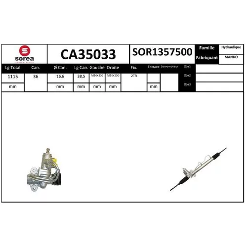 Prevodka riadenia EAI CA35033