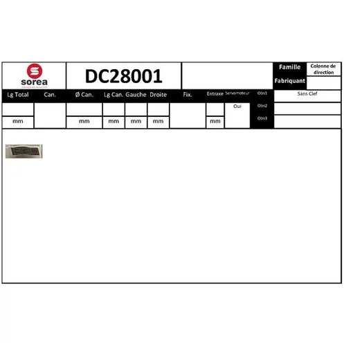 Stĺpik riadenia EAI DC28001