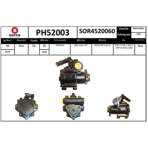 Hydraulické čerpadlo pre riadenie EAI PH52003