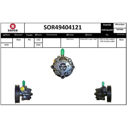 Hydraulické čerpadlo pre riadenie EAI SOR49404121