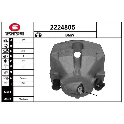Brzdový strmeň 2224805 /EAI/