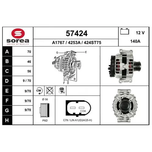 Alternátor EAI 57424