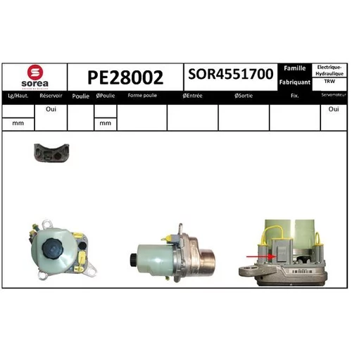 Hydraulické čerpadlo pre riadenie EAI PE28002