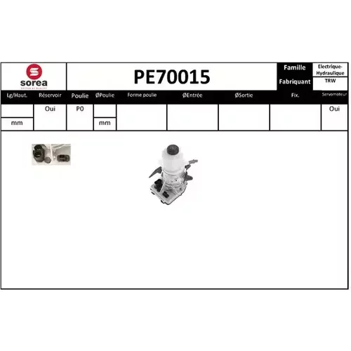 Hydraulické čerpadlo pre riadenie EAI PE70015