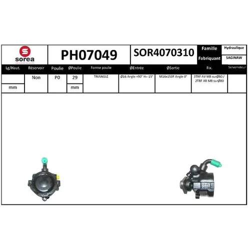 Hydraulické čerpadlo pre riadenie EAI PH07049