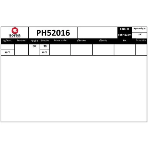 Hydraulické čerpadlo pre riadenie EAI PH52016