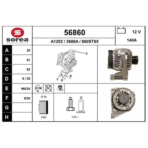 Alternátor EAI 56860