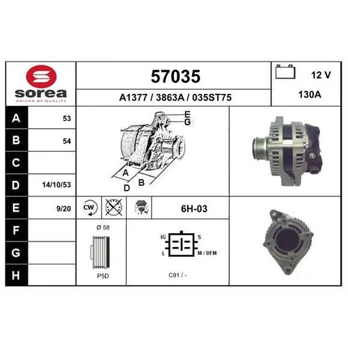 Alternátor EAI 57035