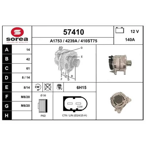 Alternátor EAI 57410
