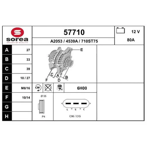 Alternátor EAI 57710