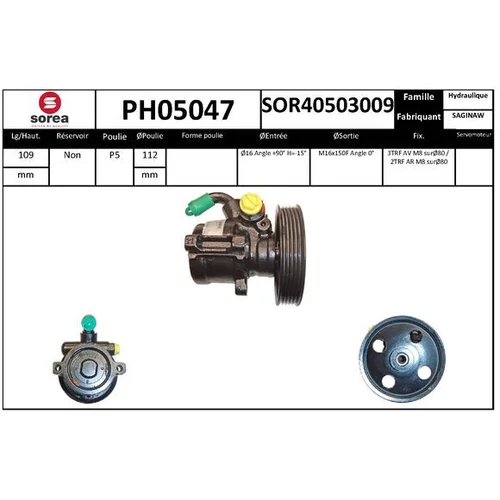 Hydraulické čerpadlo pre riadenie EAI PH05047