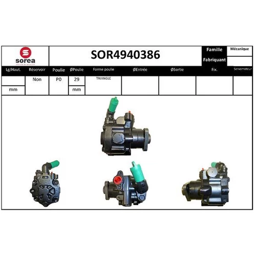 Hydraulické čerpadlo pre riadenie SOR4940386 /EAI/