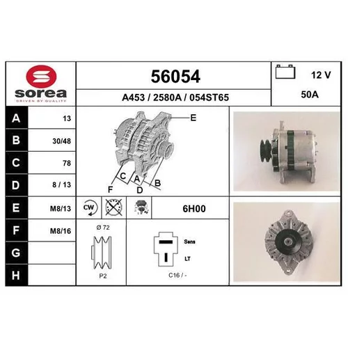 Alternátor EAI 56054