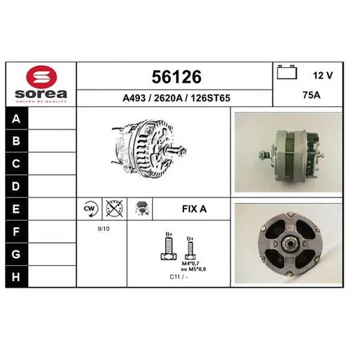 Alternátor EAI 56126