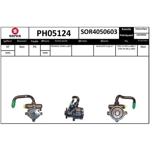 Hydraulické čerpadlo pre riadenie EAI PH05124