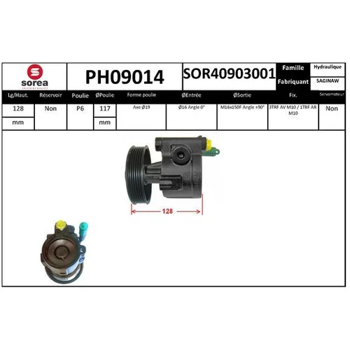 Hydraulické čerpadlo pre riadenie EAI PH09014