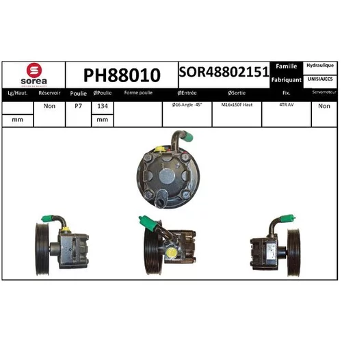 Hydraulické čerpadlo pre riadenie EAI PH88010