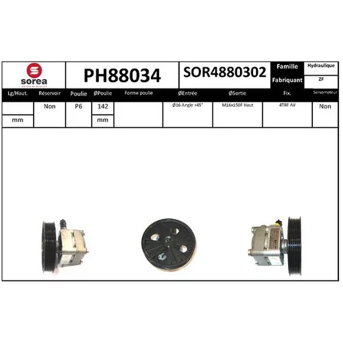 Hydraulické čerpadlo pre riadenie EAI PH88034