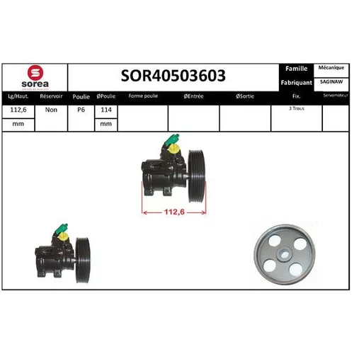 Hydraulické čerpadlo pre riadenie EAI SOR40503603