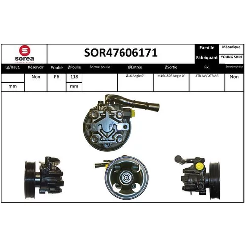 Hydraulické čerpadlo pre riadenie SOR47606171 /EAI/
