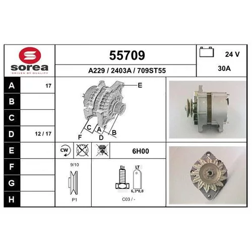 Alternátor EAI 55709