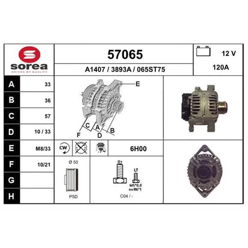 Alternátor EAI 57065