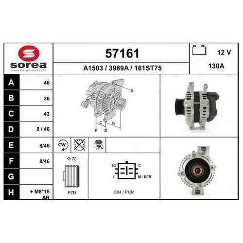 Alternátor EAI 57161