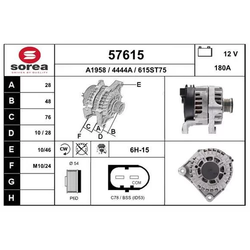 Alternátor EAI 57615
