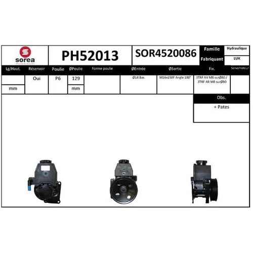 Hydraulické čerpadlo pre riadenie EAI PH52013