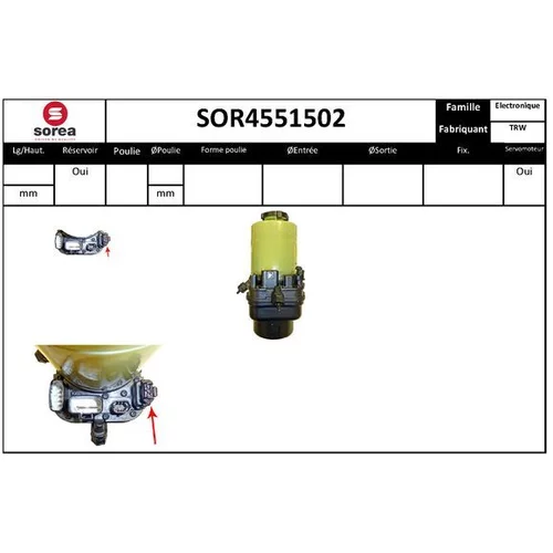 Hydraulické čerpadlo pre riadenie EAI SOR4551502