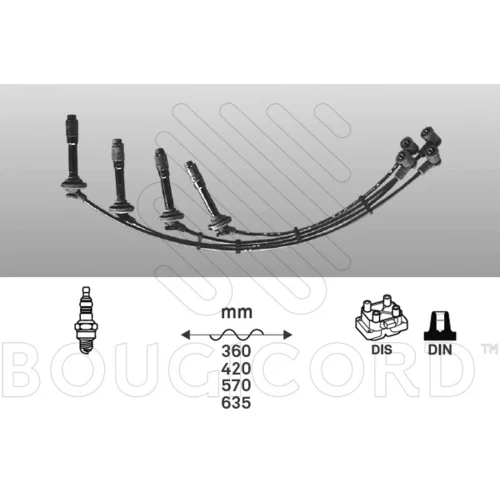 Sada zapaľovacích káblov EFI AUTOMOTIVE 6102