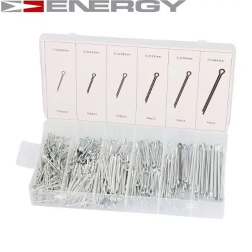 Sortiment, závlačky NE00632 /ENERGY/