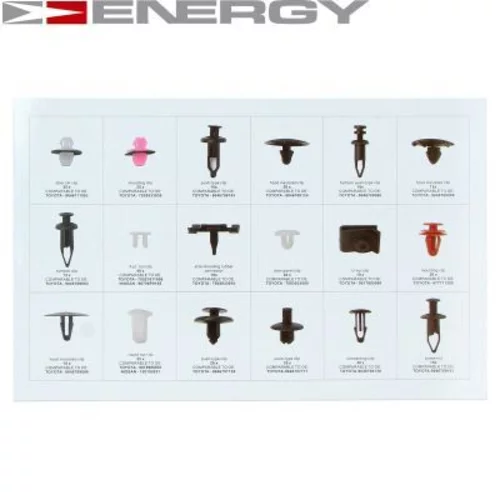 Sada upevnovacich klipov, karoseria NE00769 /ENERGY/ - obr. 3