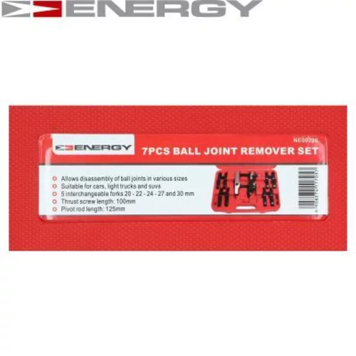Sada naradia na montaz, stabilizator-gulovy klb ENERGY NE00228