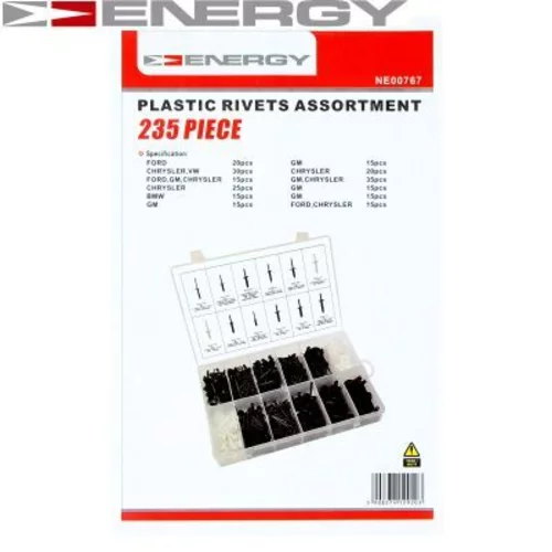 Sortiment, slepé nity NE00767 /ENERGY/ - obr. 2