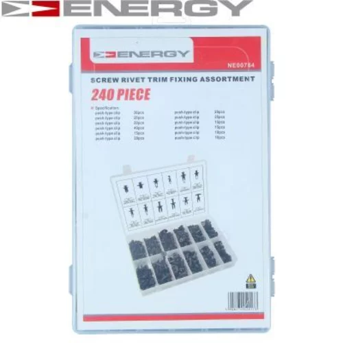 Sortiment, svorky ENERGY NE00764
