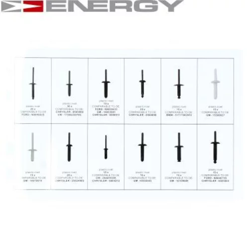 Sortiment, slepé nity NE00767 /ENERGY/ - obr. 3