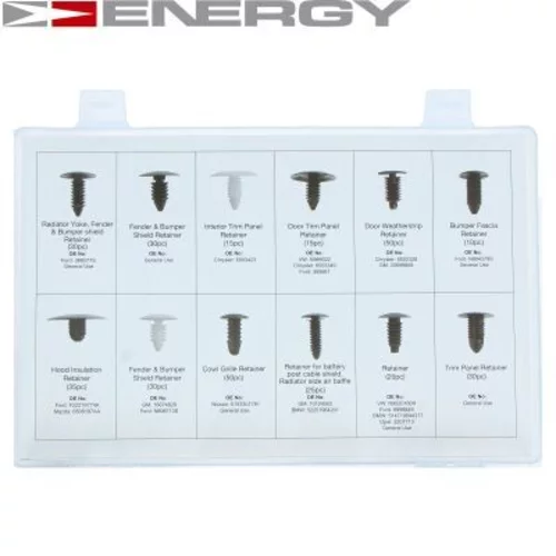 Sada upevnovacich klipov, karoseria NE00768 /ENERGY/ - obr. 2