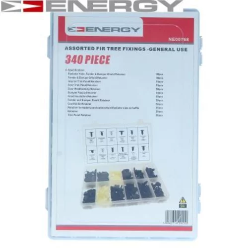 Sada upevnovacich klipov, karoseria NE00768 /ENERGY/ - obr. 3
