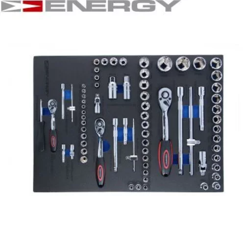 Dielenský vozík s náradím 7 šuplíkov / 220ks náradia NE00200R /ENERGY/ - obr. 1