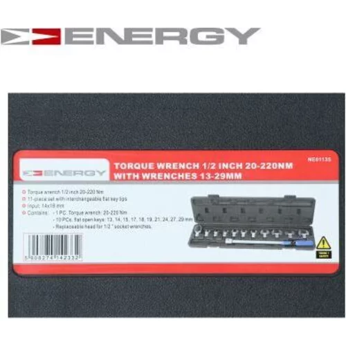 Kľúč NE01135 /ENERGY/ - obr. 4