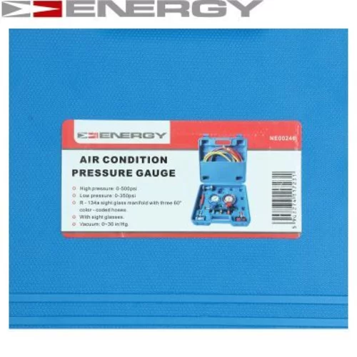 Pneuhustič s manometrom NE00246 /ENERGY/ - obr. 1