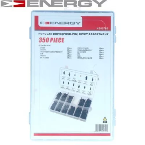 Sada upevnovacich klipov, karoseria NE00765 /ENERGY/ - obr. 1