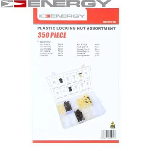 Sada upevnovacich klipov, karoseria NE00766 /ENERGY/ - obr. 1