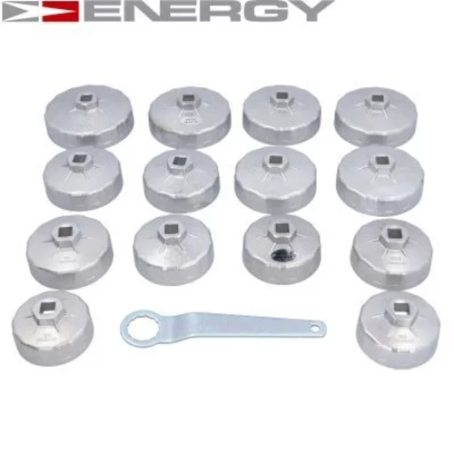 Kľúče na olejové filtre NE00145 - Sada 14ks násadiek s kľúčom /ENERGY/ - obr. 3