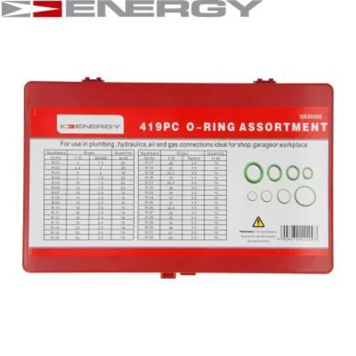Sada gumových o-krúžkov 419 ks /ENERGY/ - obr. 1