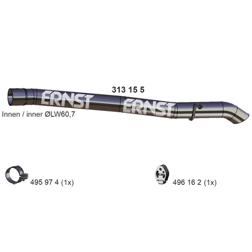 Výfukové potrubie ERNST 313155