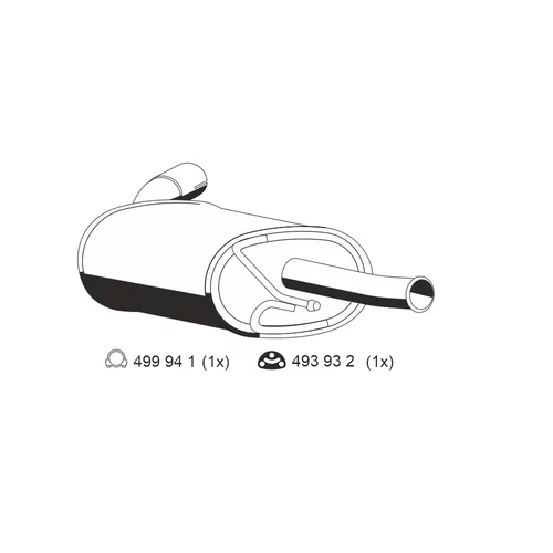 Koncový tlmič výfuku ERNST 515085