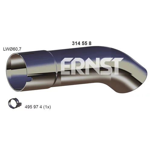 Výfukové potrubie ERNST 332491