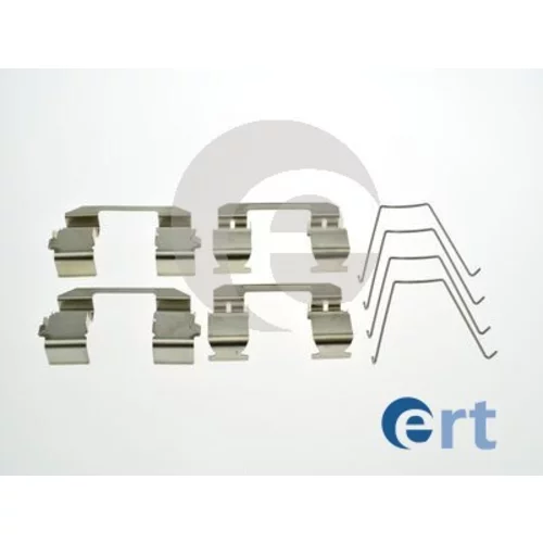 Sada príslušenstva obloženia kotúčovej brzdy ERT 420286